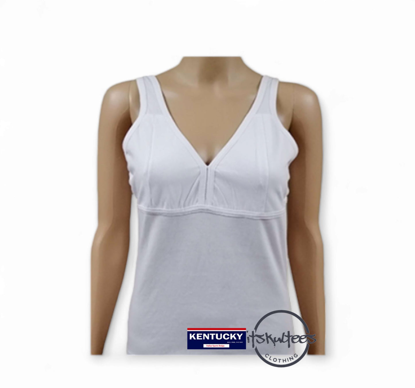 itskultees Kentucky Lady Sando Bra White